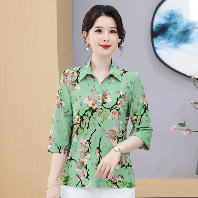 Summer Clothing For 70 Year Old Woman - Blusa holgada informal para madre de