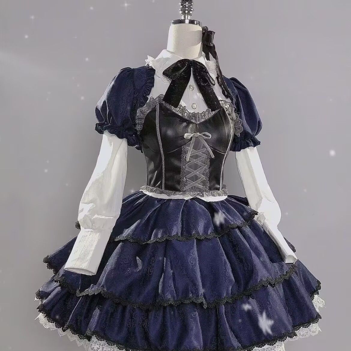 Summer Clothing For 70 Year Old Woman - Vestido de animación cosplay patrón oscuro