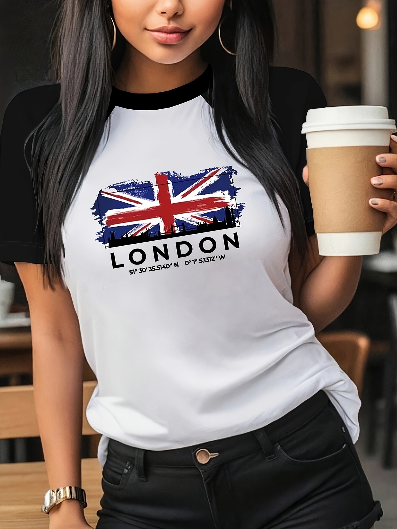 Summer Clothing London - Camiseta con estampado gráfico de LONDRES,