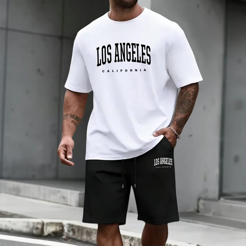Summer Clothes Fashion - Conjunto Deportivo para Hombre, Camiseta de