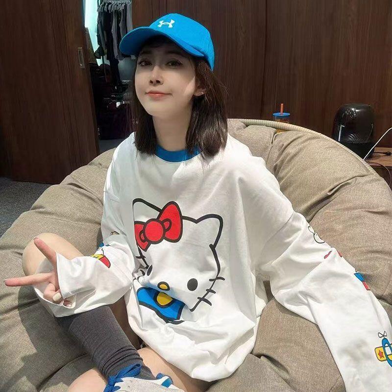 Summer Clothing Women - Camiseta de manga larga con estampado