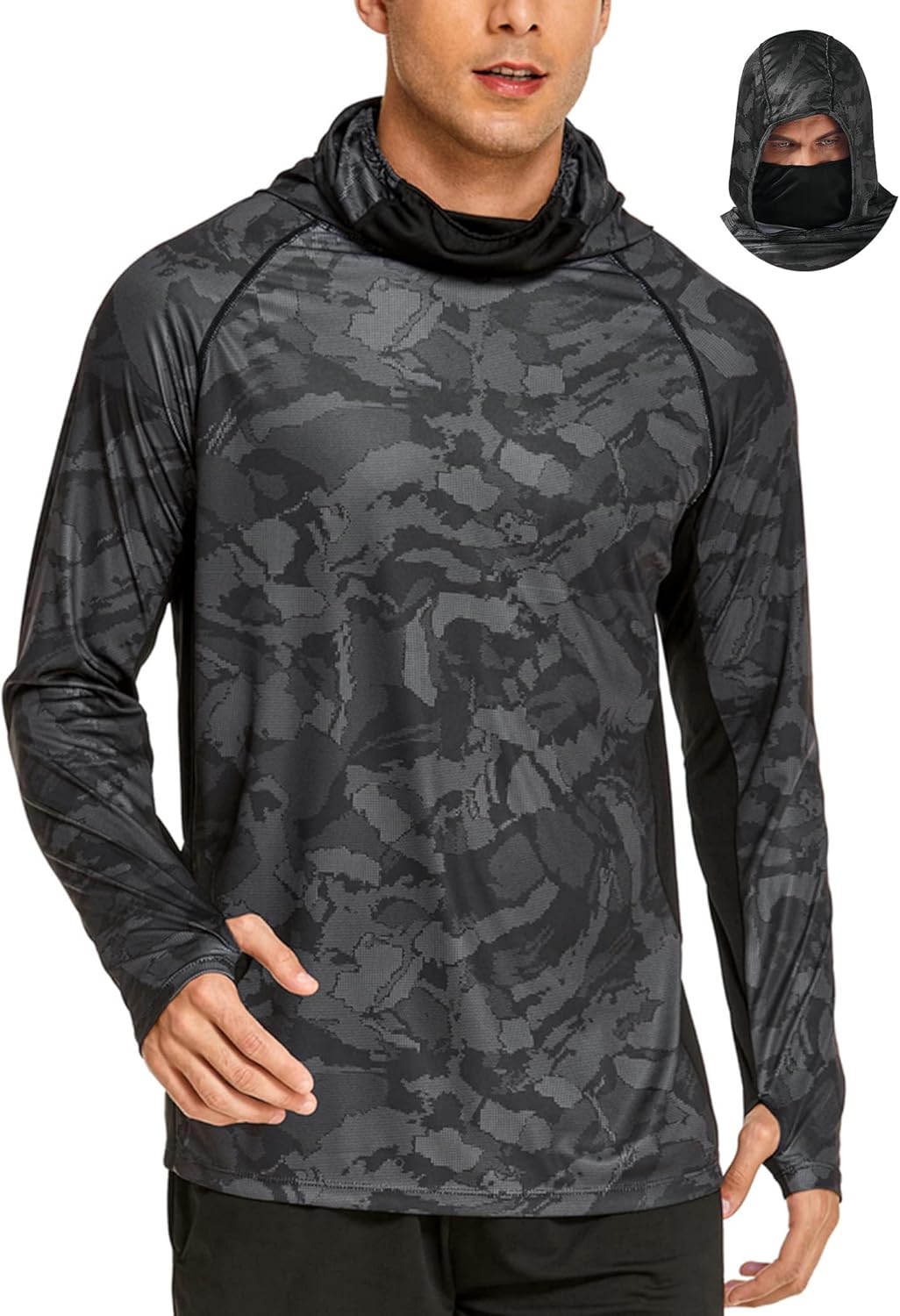 Summer Hiking Clothing - Camisetas de Pesca con Capucha y
