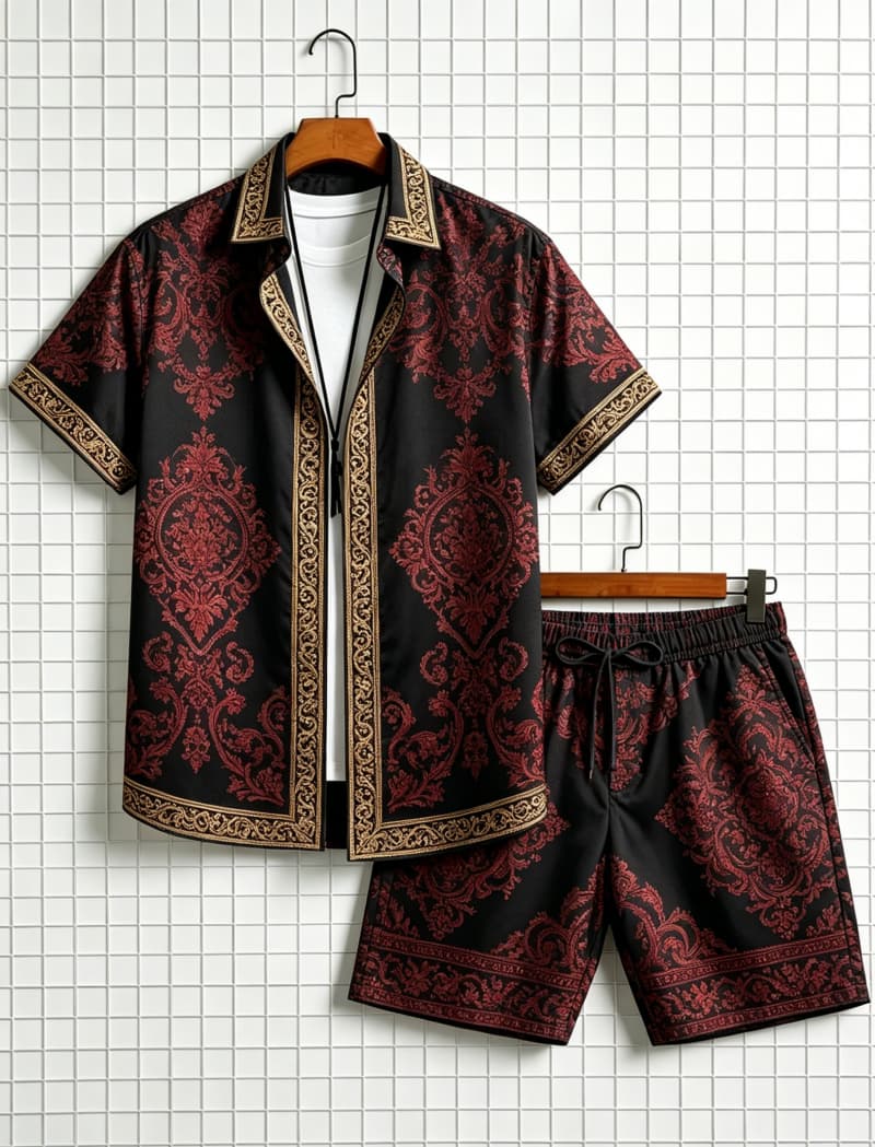 Summer Outdoor Clothing - Conjunto de camisa de manga corta