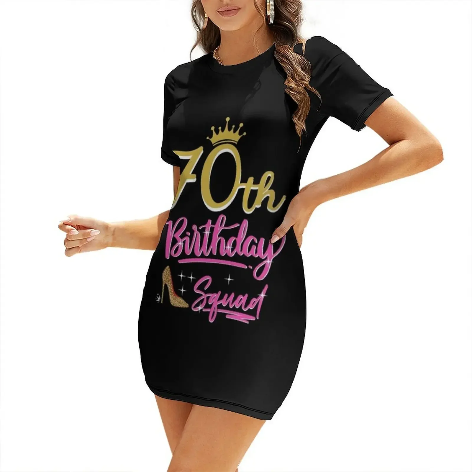 Summer Clothing For 70 Year Old Woman - Vestido de manga corta para el