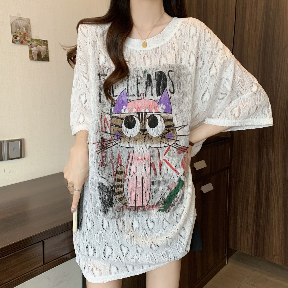 Summer Clothing Cartoon - Ropa de mujer de talla grande,