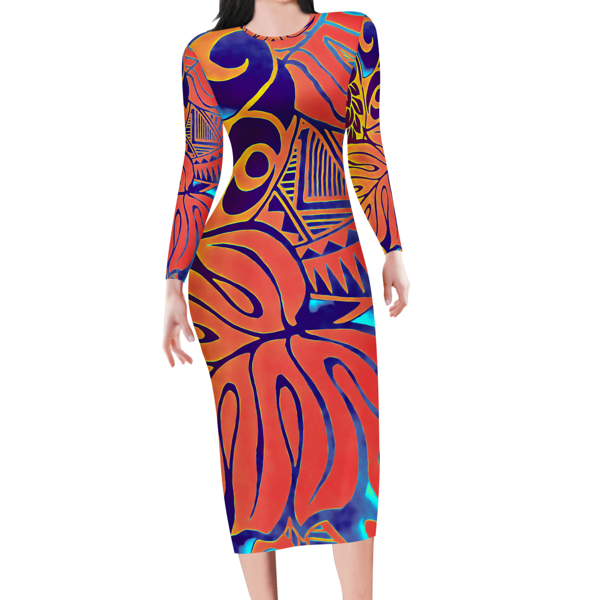 Summer Clothing Discount - Vestido de manga larga para mujer,