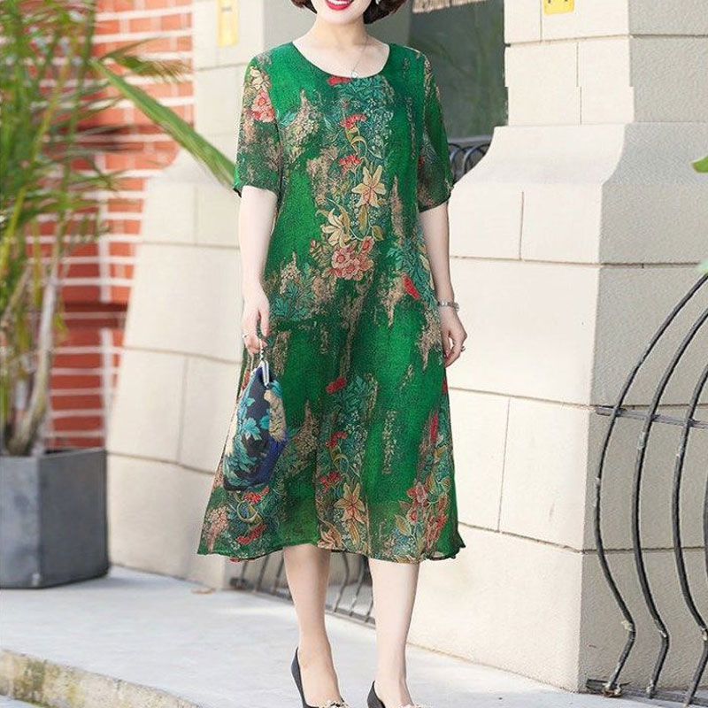 Summer Clothing For 70 Year Old Woman - Vestido Midi Irregular para mujer, ropa