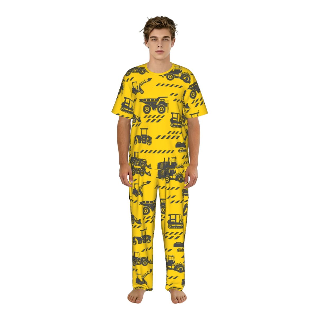 Summer Clothing Cartoon - Conjunto de Pijama para Hombre, Manga