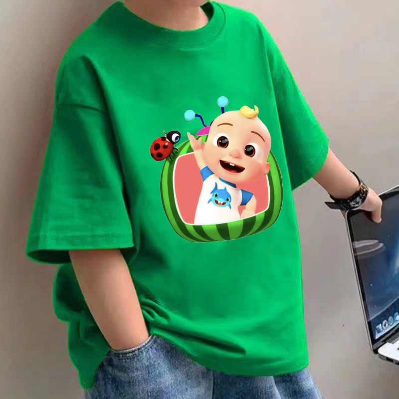 Summer Clothing Cartoon - Cocomelons, camisetas para bebés, camisas de