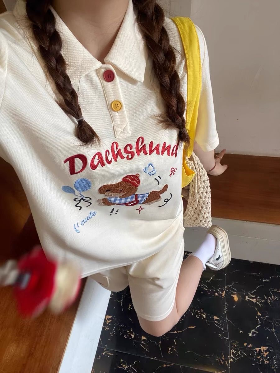 Summer Clothing Juniors - Conjunto de 2 piezas de camisa