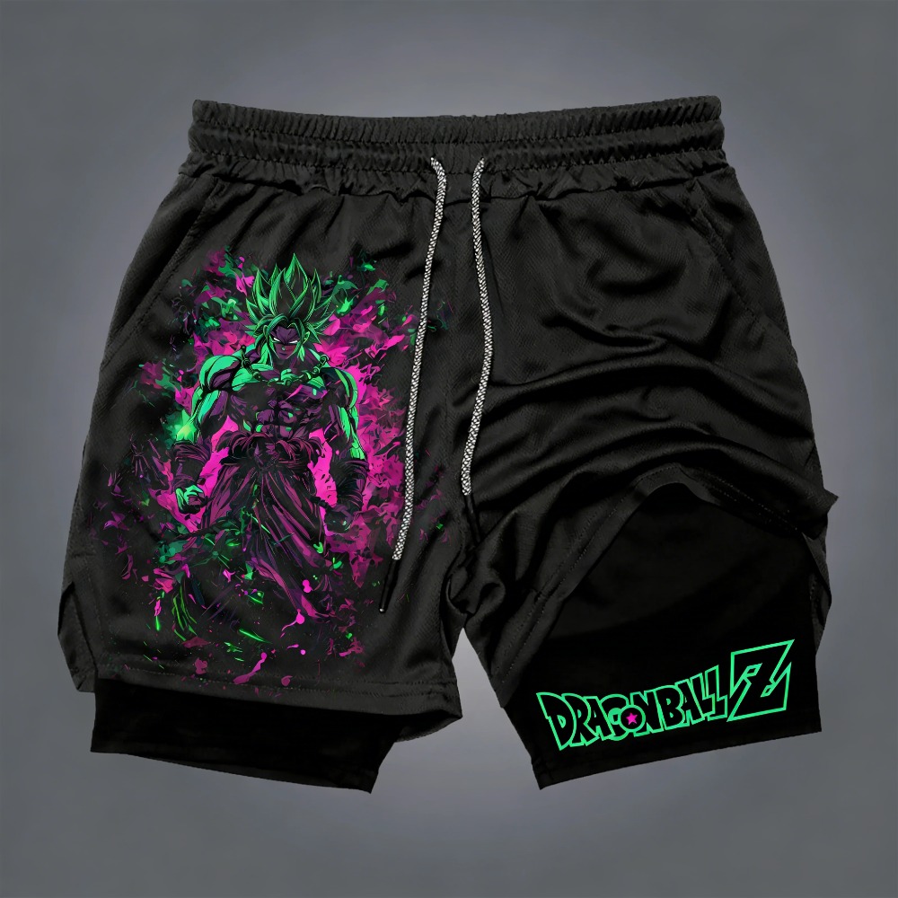 Summer Clothing Layering - Dragon Ball Broli - Pantalones cortos