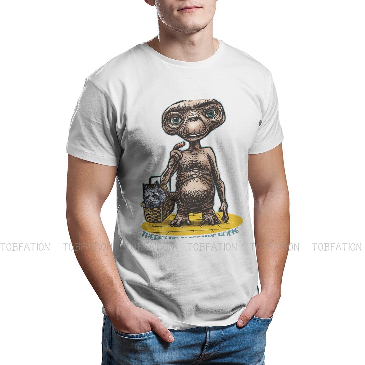 E.T.-Camiseta con estampado de - Summer Clothing Places reseña y precio