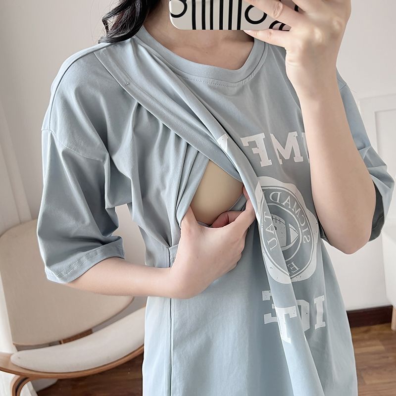 Camisón Largo de Lactancia par - Summer Clothing Women reseña y precio