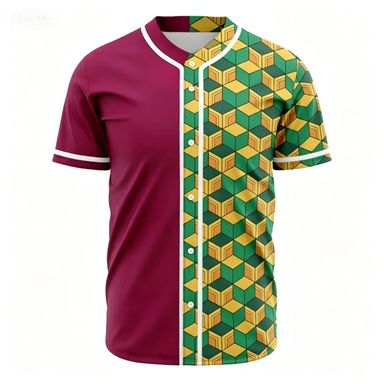 Camisa de béisbol de manga cor - Summer Clothing Cartoon reseña y precio