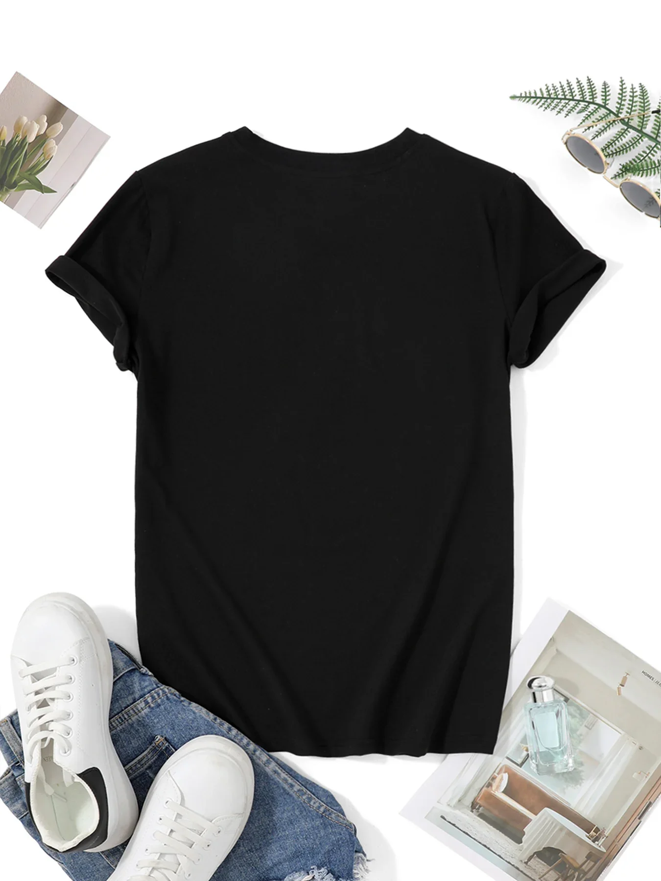 Camiseta Casual de Cuello Redo - Summer Clothing Cartoon reseña y precio
