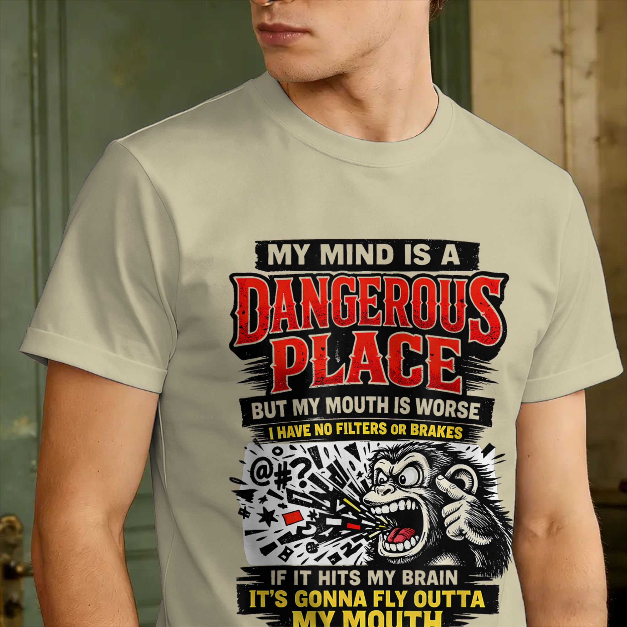 Camiseta con estampado de Monk - Summer Clothing Places reseña y precio
