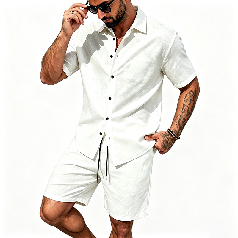 Conjunto de Dos Piezas de Lino - Summer Clothing Linen reseña y precio