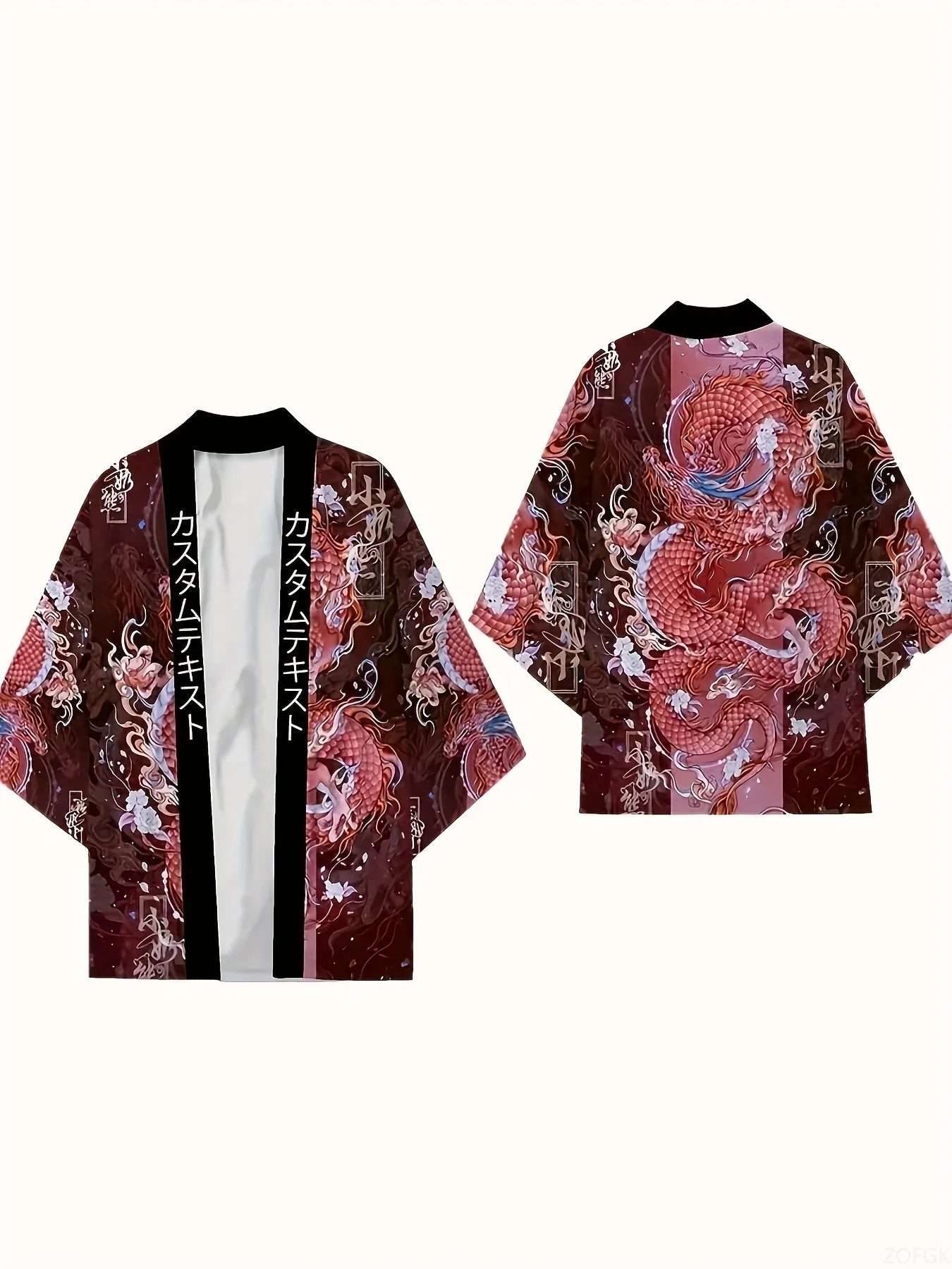 Kimono Unisex con estampado la - Summer Clothing Cartoon reseña y precio