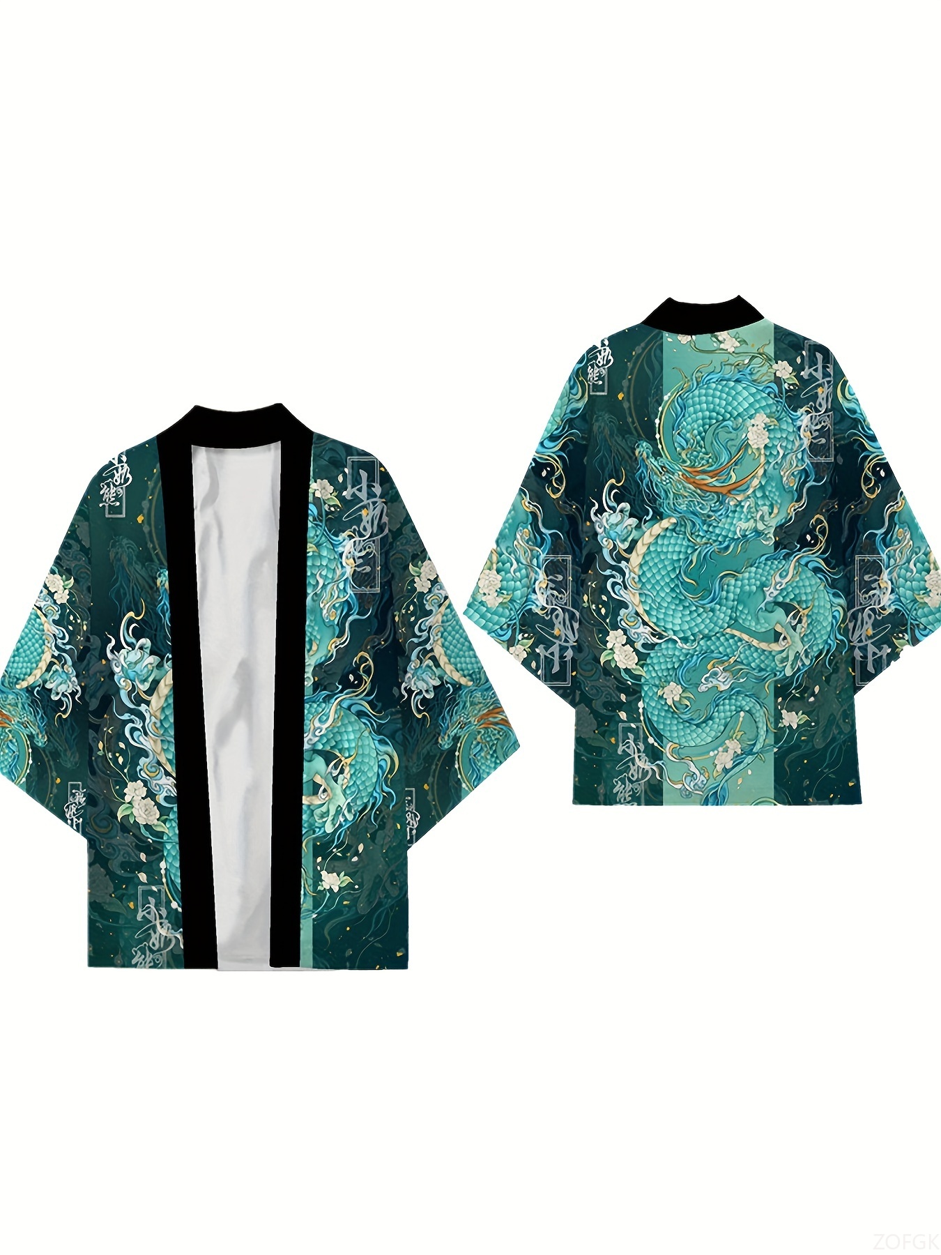 Kimono Unisex con estampado la - Summer Clothing Cartoon reseña y precio