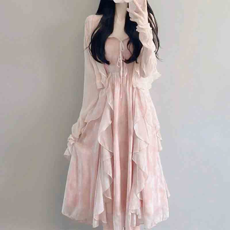 Conjunto de Vestido con tirant - Summer Clothing Juniors reseña y precio