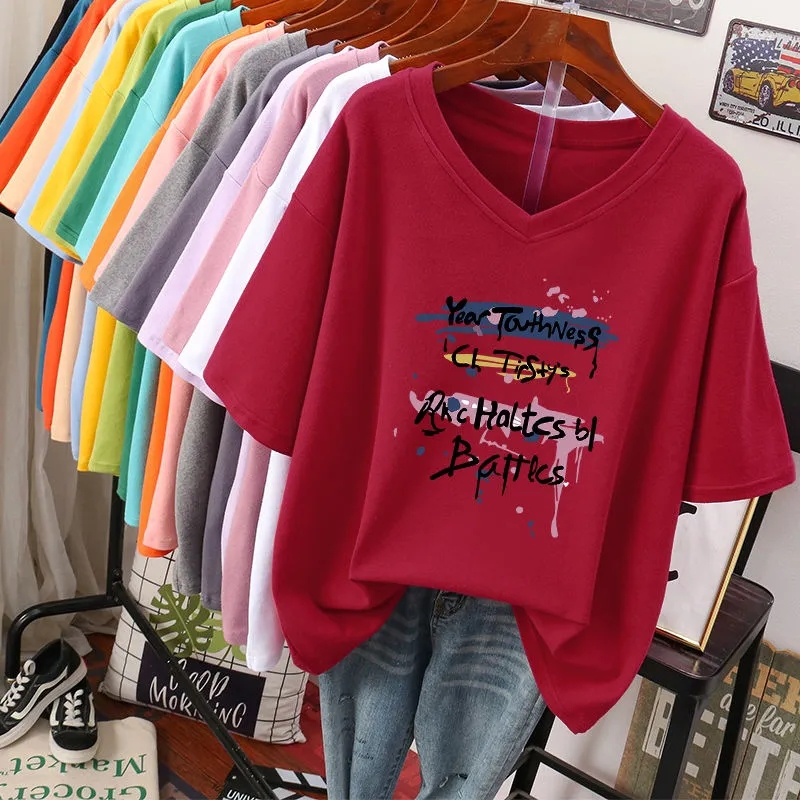 Camiseta divertida de algodón  - Summer Clothing Cartoon reseña y precio