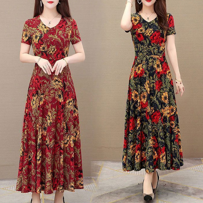 Vestido Midi con estampado Flo - Summer Clothing For 70 Year Old Woman reseña y precio