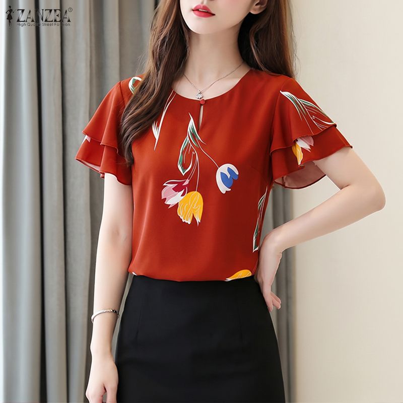 ZANZEA Blusas de verano con es - Summer Clothing Layering reseña y precio
