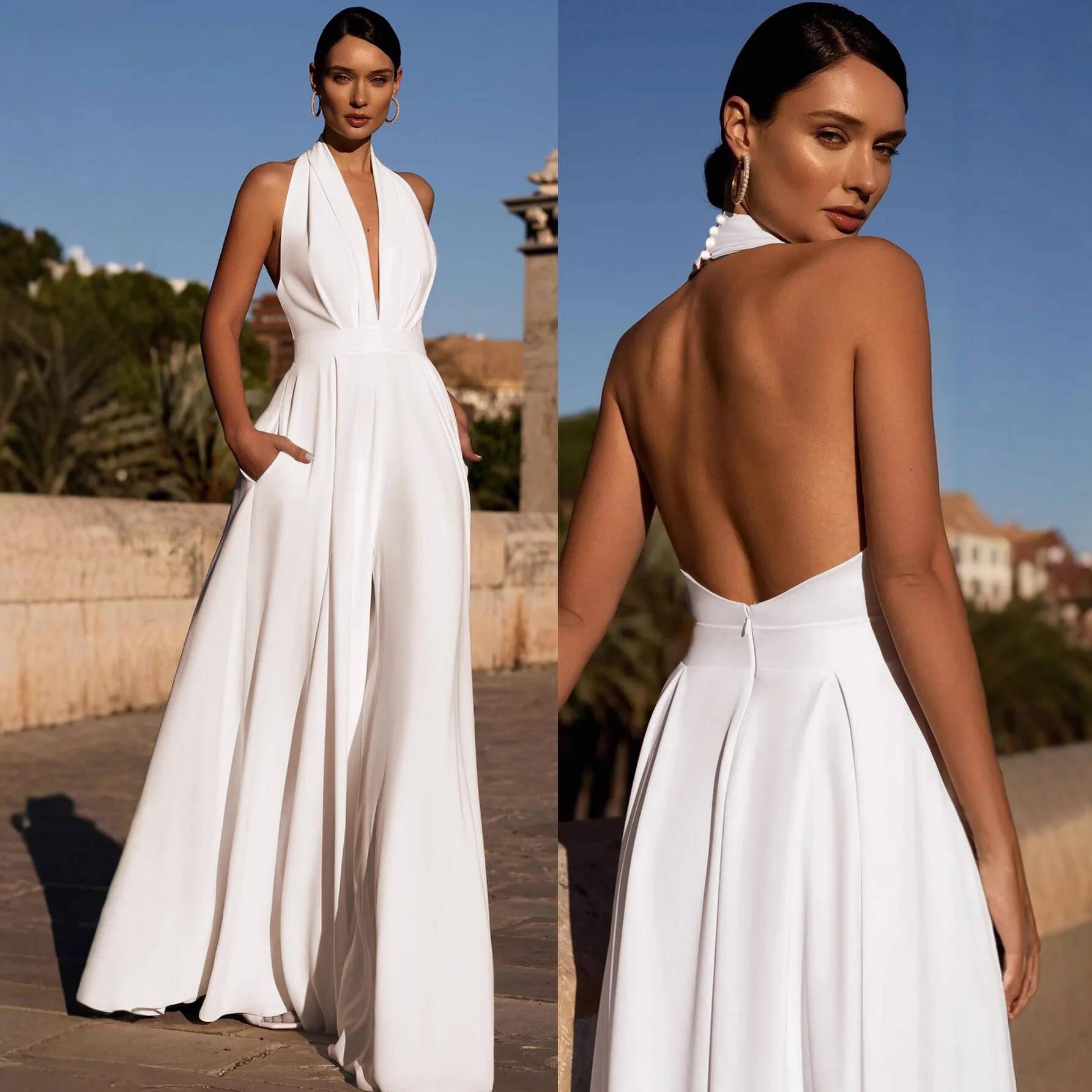 Mono Sexy con Escote Profundo  - Summer Clothing For 70 Year Old Woman reseña y precio