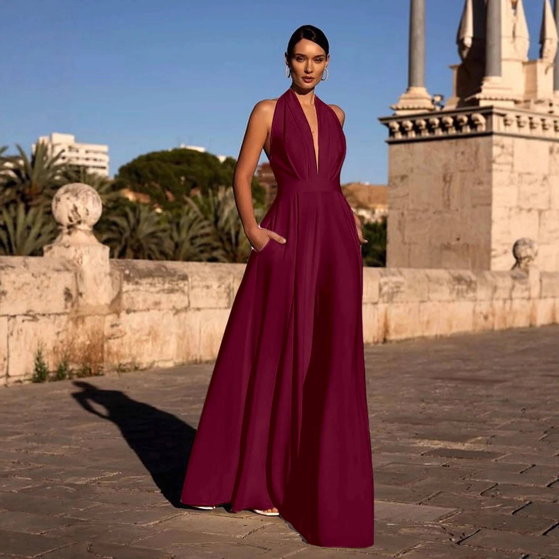 Mono Sexy con Escote Profundo  - Summer Clothing For 70 Year Old Woman reseña y precio