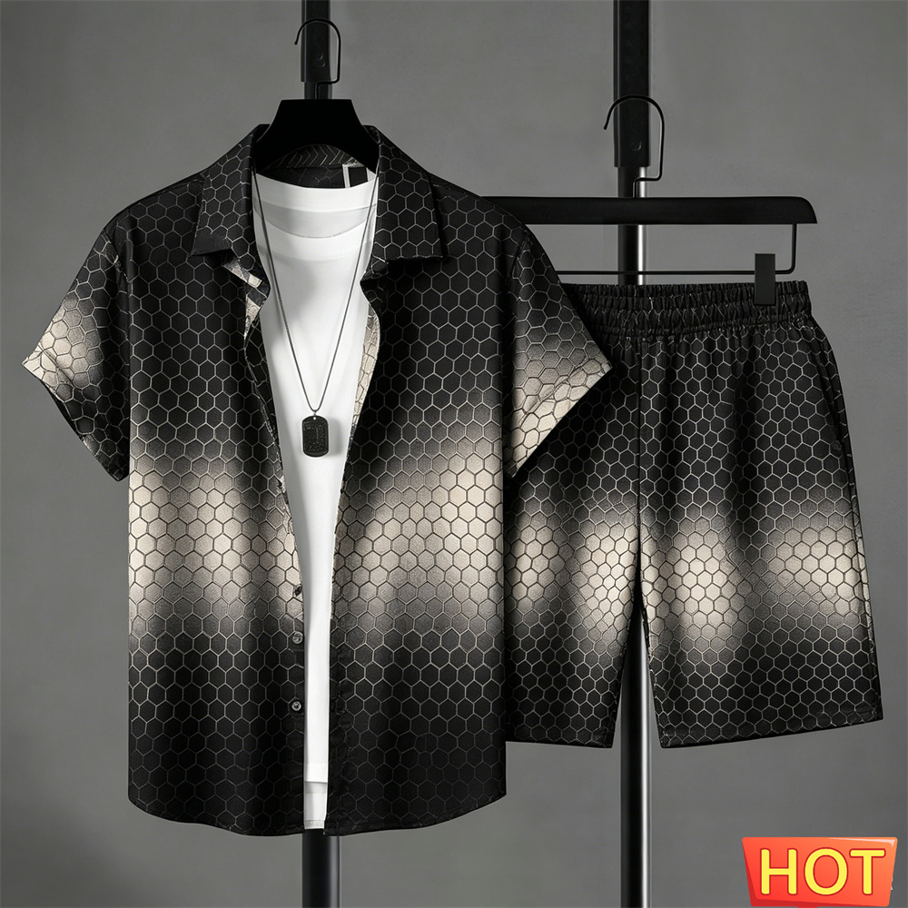 Conjunto de Camisa para Hombre - Summer Clothes Fashion reseña y precio