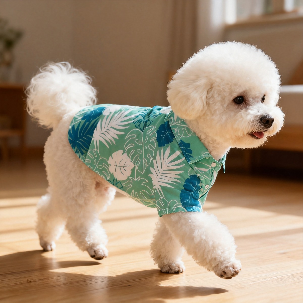 Camisa con Estampado de Gatos  - Summer Dog Clothing reseña y precio