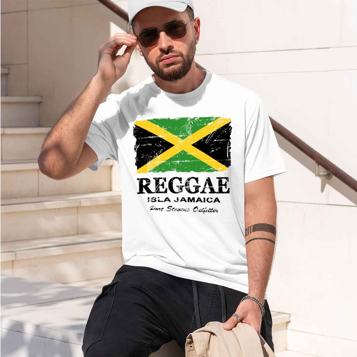 Camiseta Rae Jamaa Flag Vintag - Summer Rae Clothing reseña y precio