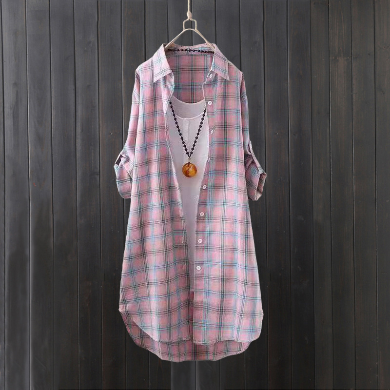 Camisa a cuadros de verano par - Summer Clothing Linen reseña y precio