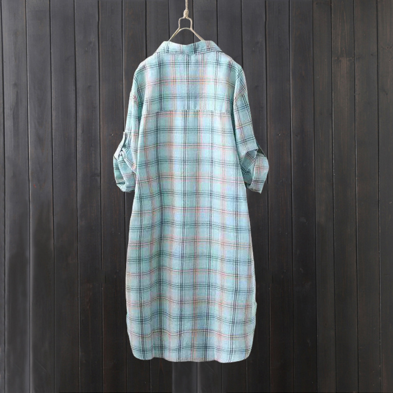 Camisa a cuadros de verano par - Summer Clothing Linen reseña y precio