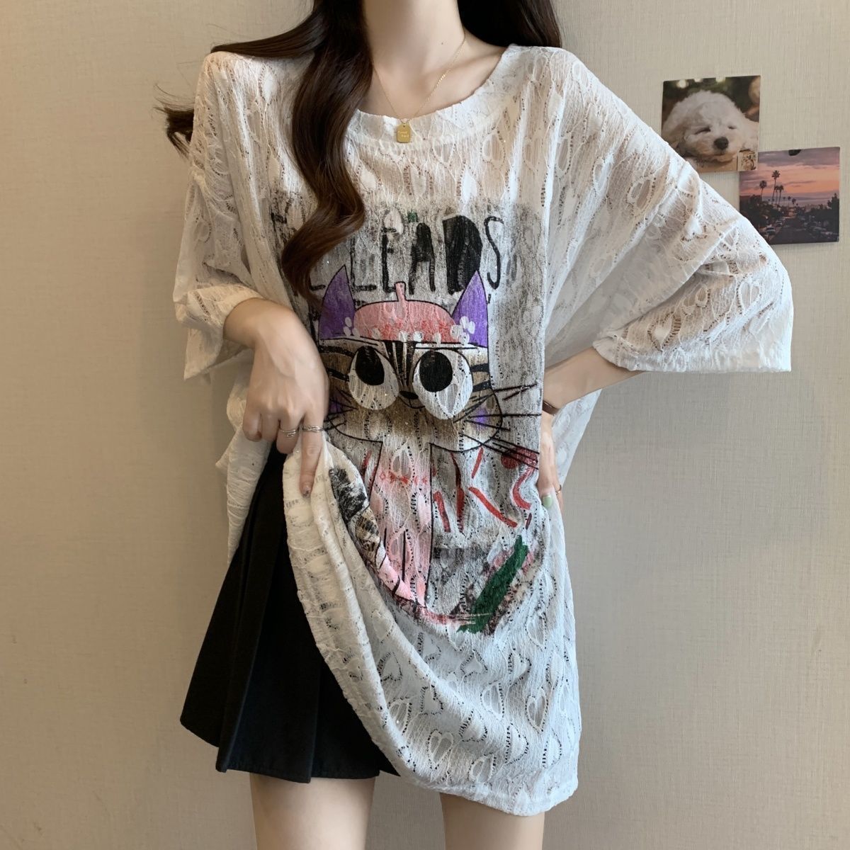 Ropa de mujer de talla grande, - Summer Clothing Cartoon reseña y precio