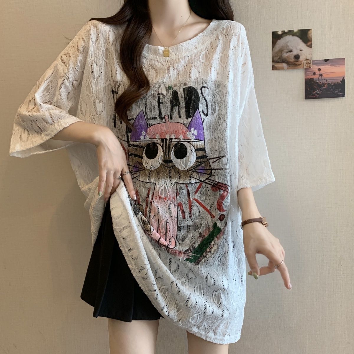 Ropa de mujer de talla grande, - Summer Clothing Cartoon reseña y precio
