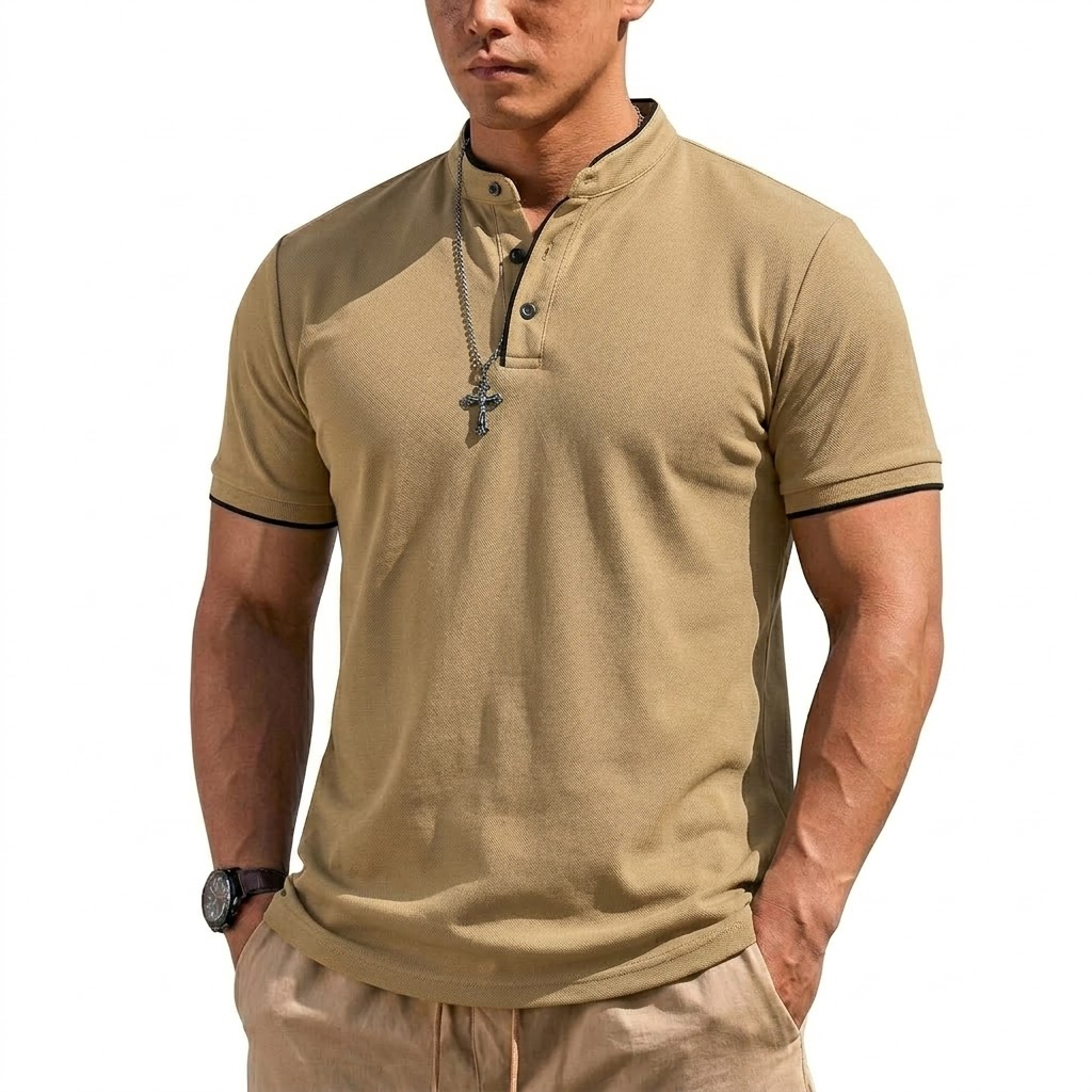 Camiseta Henley de Manga Corta - Summer Hiking Clothing reseña y precio