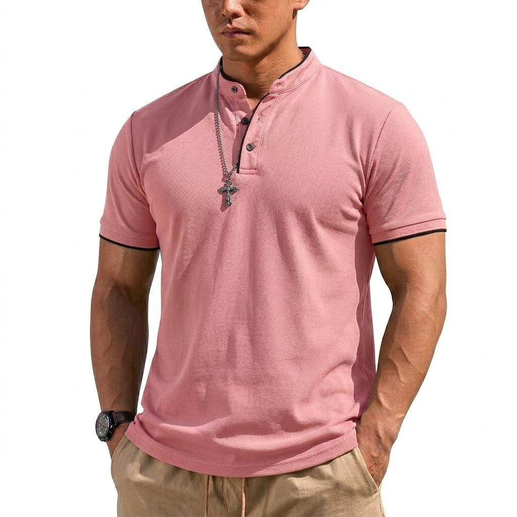 Camiseta Henley de Manga Corta - Summer Hiking Clothing reseña y precio